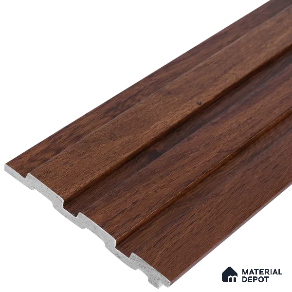 Wooden Look PN 07689 9.1 ft x 4.9 inch Charcoal Panel - 12 mm | Suitable for Living Room, Bedroom & TV Cabinet | Width is Subjected to 5% Variation