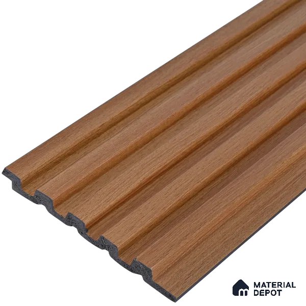 Wooden Look PN 07712 9.1 ft x 4.9 inch Charcoal Panel - 12 mm | Suitable for Living Room, Bedroom & TV Cabinet | Width is Subjected to 5% Variation
