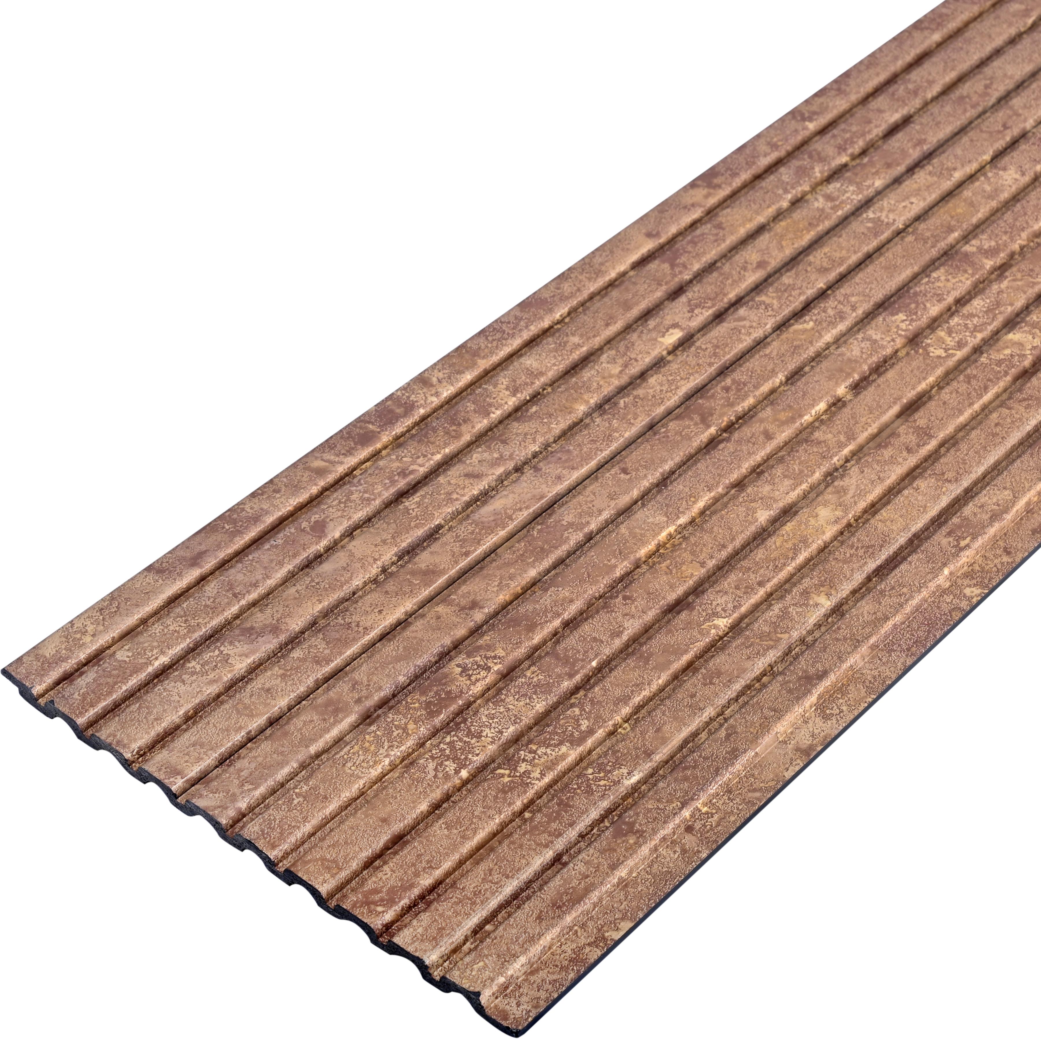 Oak Brown Marble Look PN 06907 8 ft x 6 inch Charcoal Panel - 6 mm | Suitable for Living Room, Bedroom & TV Cabinet | Width is Subjected to 5% Variation
