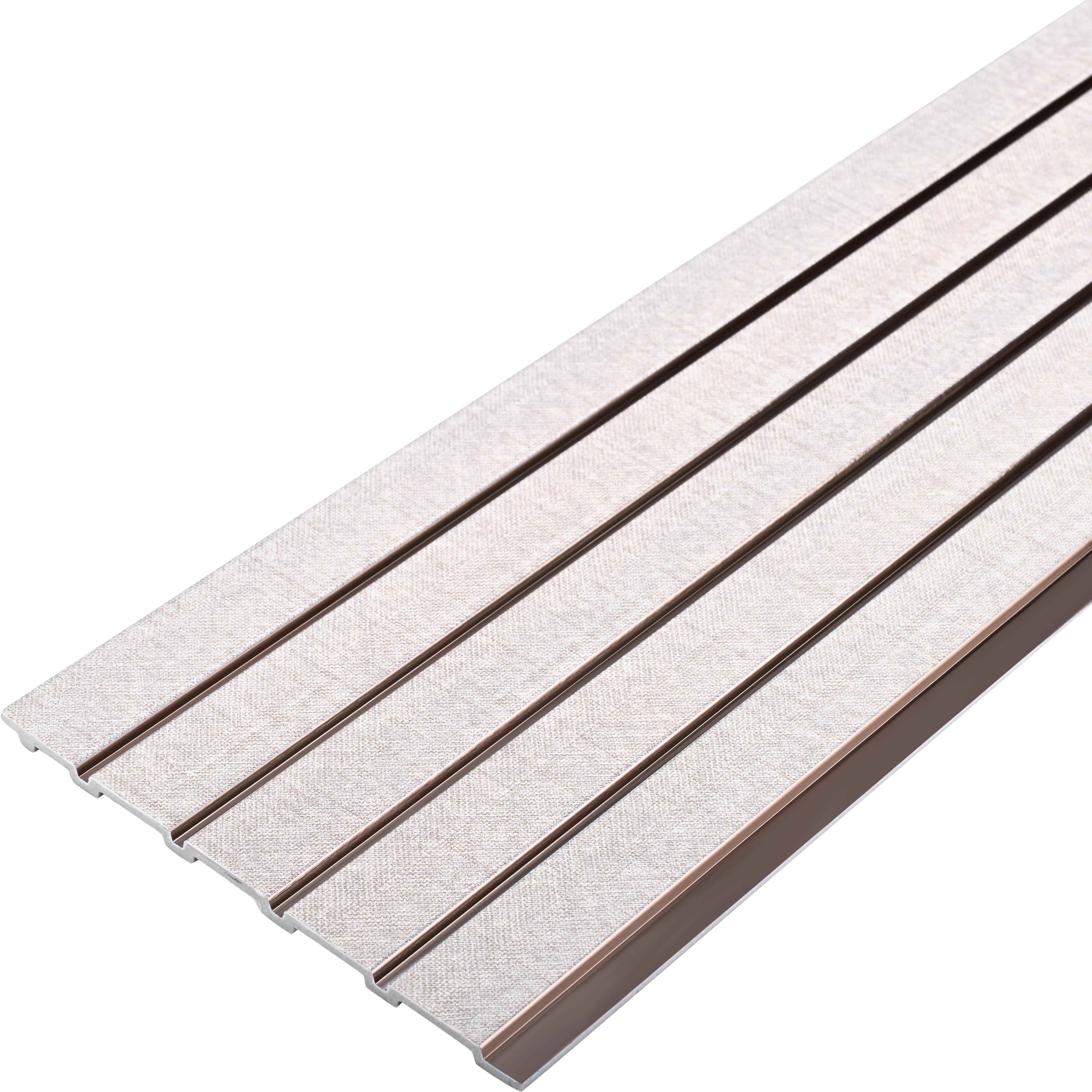 Light Grey Fabric Look PN 06936 8 ft x 6 inch Charcoal Panel - 6 mm | Suitable for Living Room, Bedroom & TV Cabinet | Width is Subjected to 5% Variation