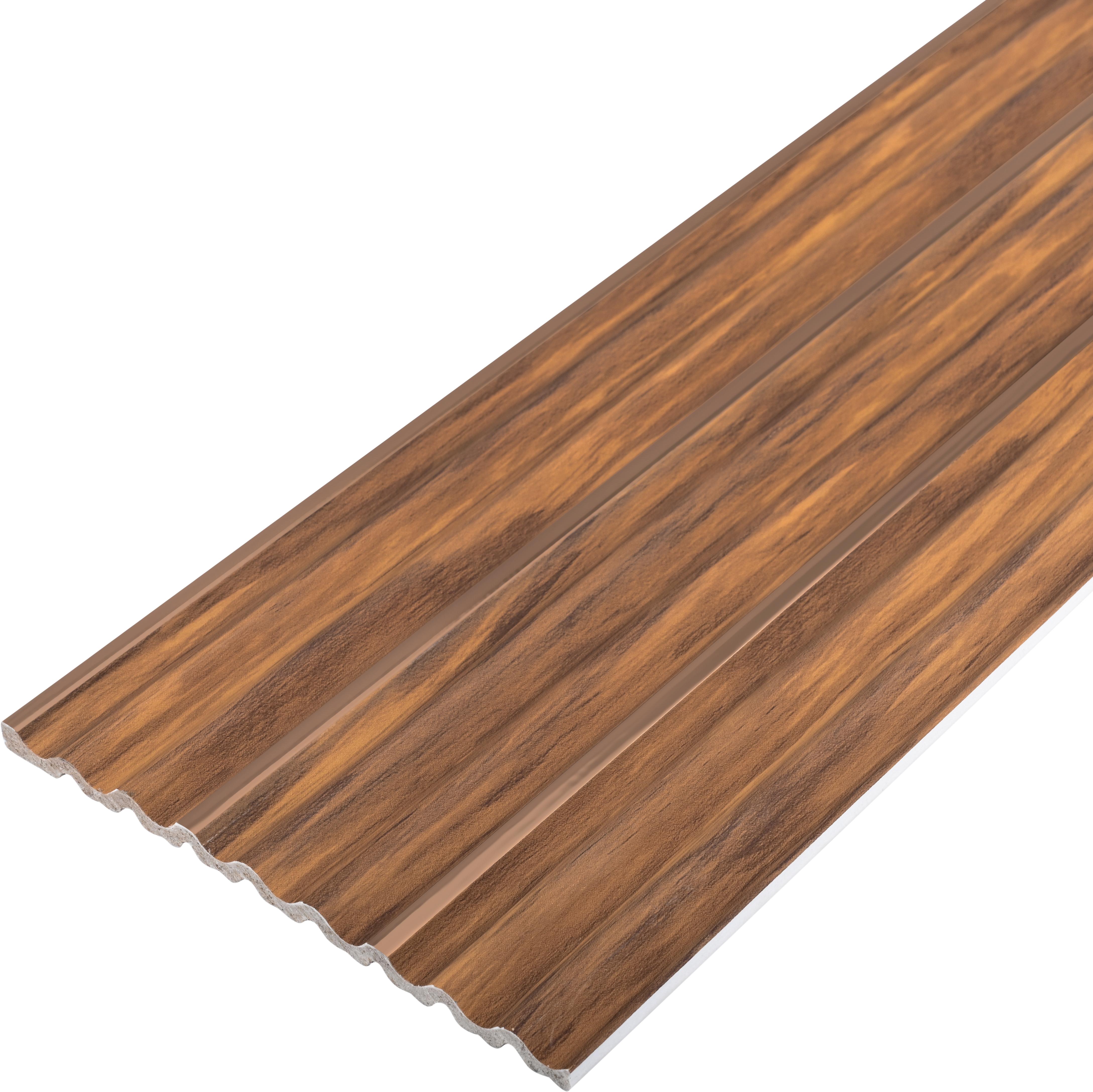Wooden Look PN 07504 8 ft x 6 inch PVC Panel - 10 mm | Suitable for Living Room, Bedroom & Office | Width is Subjected to 5% Variation