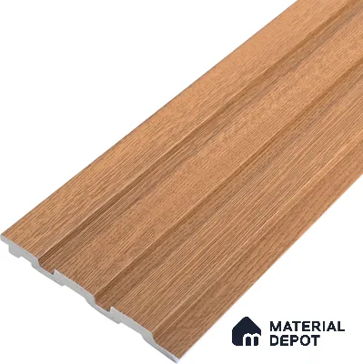Wooden Look PN 07686 9.1 ft x 4.9 inch Charcoal Panel - 12 mm | Suitable for Living Room, Bedroom & TV Cabinet | Width is Subjected to 5% Variation