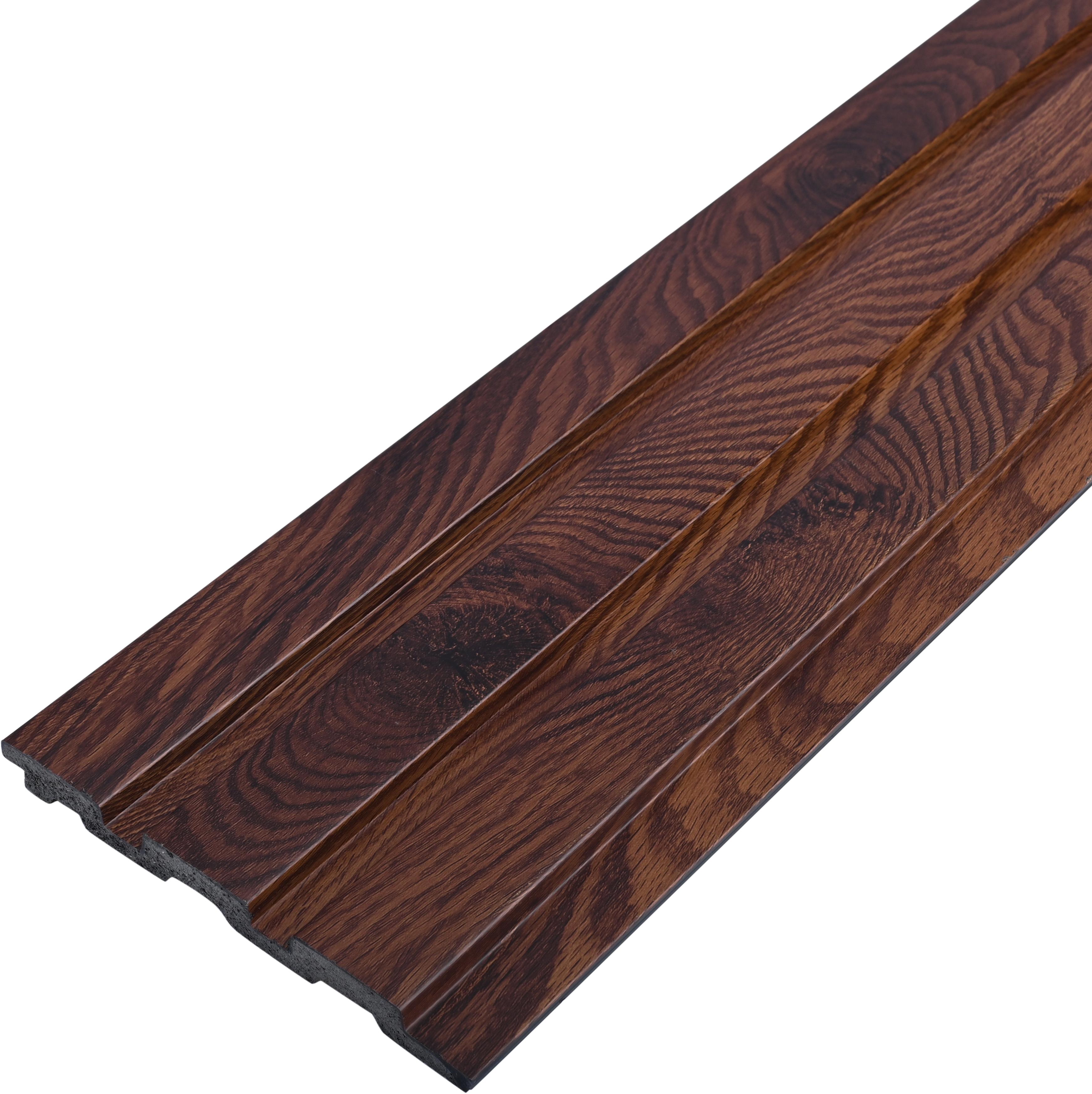 Wooden Look PN 07693 9.1 ft x 4.9 inch Charcoal Panel - 12 mm | Suitable for Living Room, Bedroom & TV Cabinet | Width is Subjected to 5% Variation