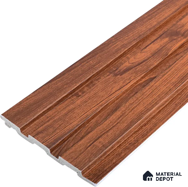 Wooden Look PN 07697 9.1 ft x 4.9 inch Charcoal Panel - 12 mm | Suitable for Living Room, Bedroom & TV Cabinet | Width is Subjected to 5% Variation