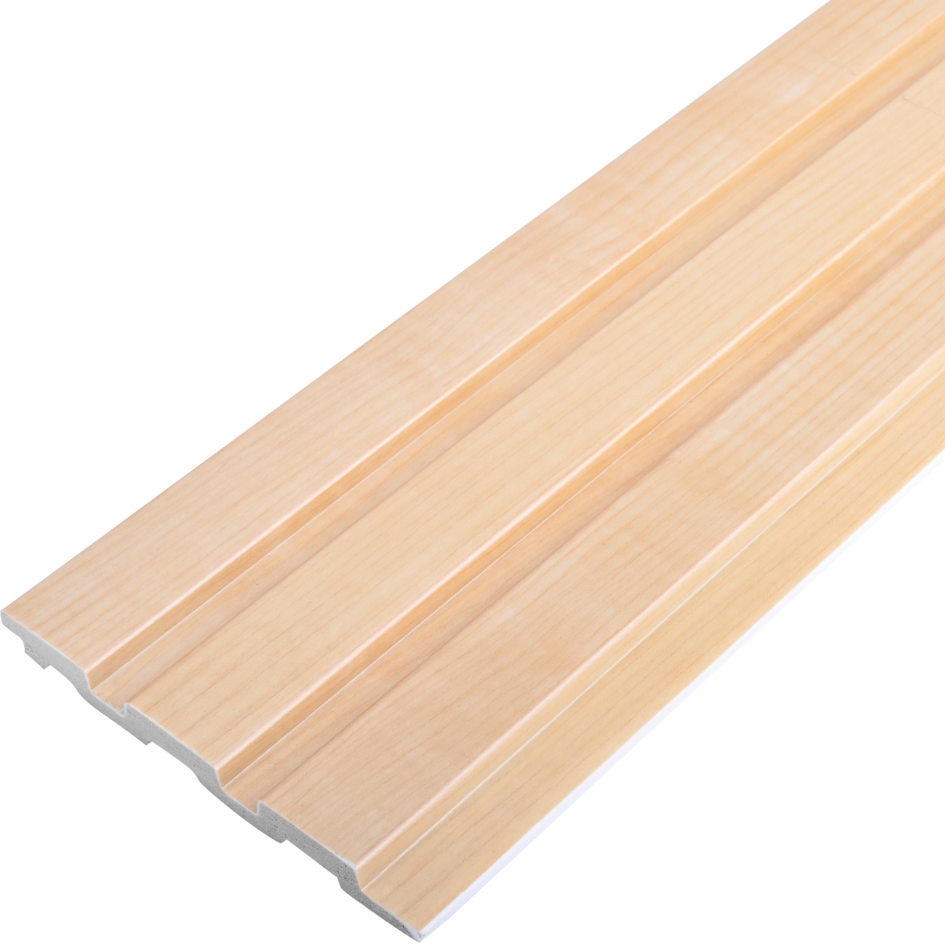Wooden Look PN 07702 9.1 ft x 4.9 inch Charcoal Panel - 12 mm | Suitable for Living Room, Bedroom & TV Cabinet | Width is Subjected to 5% Variation