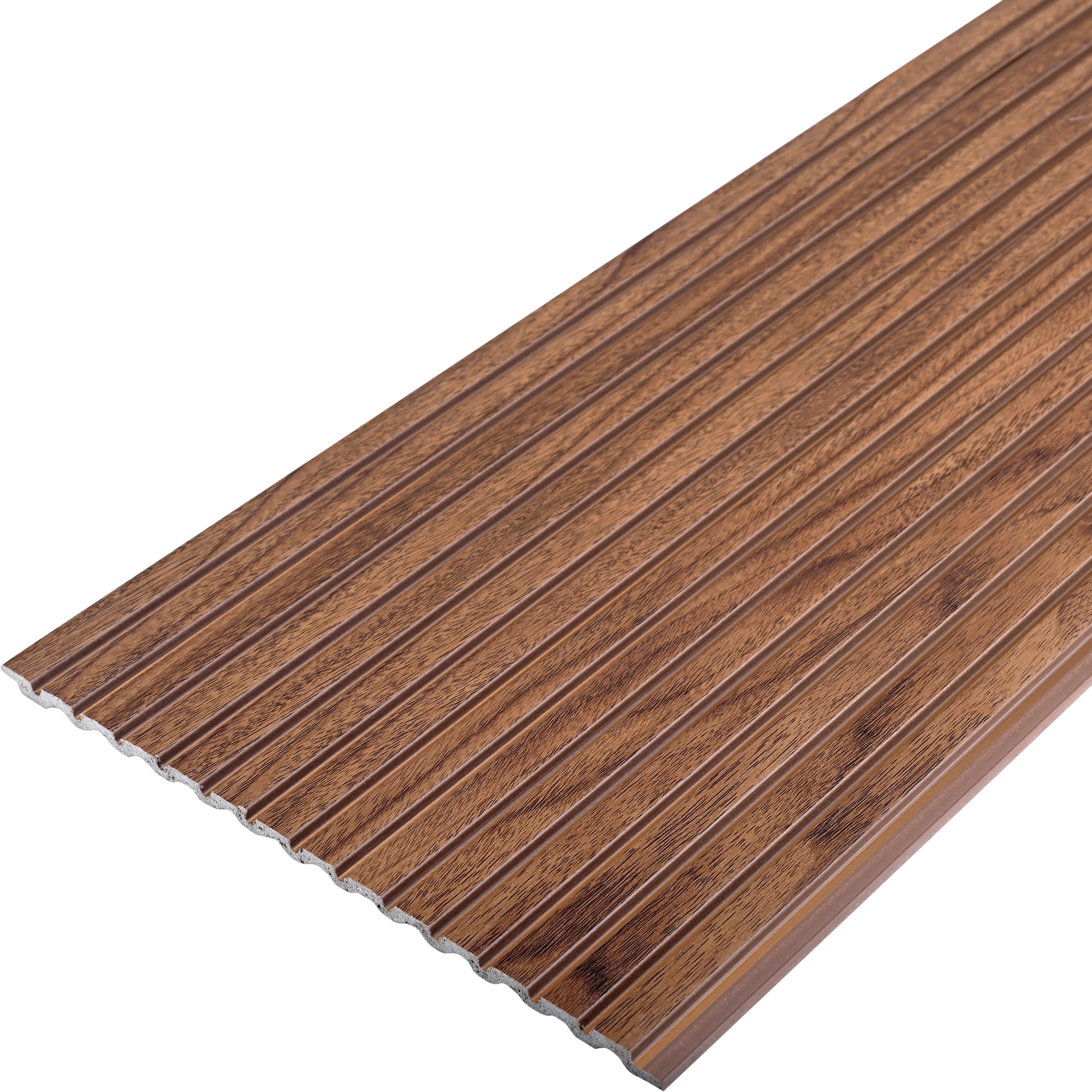 Wooden Look PN 07792 8 ft x 7.8 inch Charcoal Panel - 6 mm | Suitable for Living Room, Bedroom & Office | Width is Subjected to 5% Variation