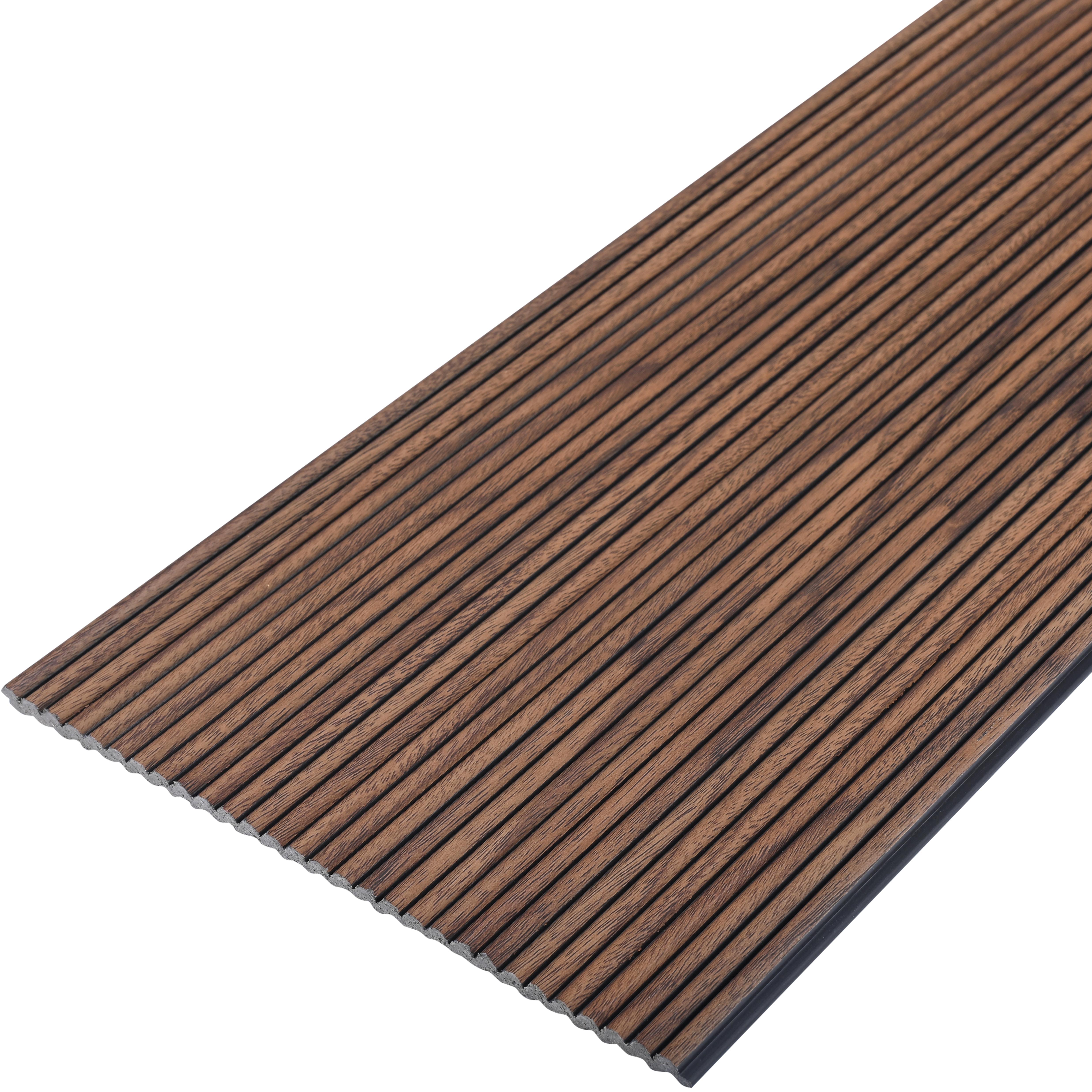 Wooden Look PN 07795 8 ft x 7.8 inch Charcoal Panel - 6 mm | Suitable for Living Room, Bedroom & Office | Width is Subjected to 5% Variation