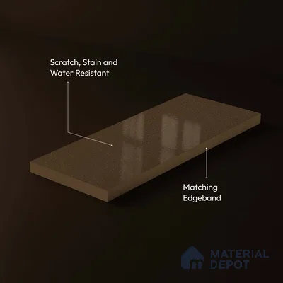 LM 23675 8 ft x 4 ft Sparkle High Gloss Finish Acrylic Laminate - 1.5 mm | Matching Edgeband Code EB 1412