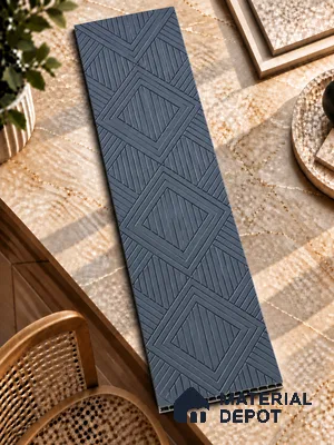Beige Patterned Look HDHMR Decorative Wall Panel PN 03005 8 ft x 2 ft - 6 mm | Suitable for Feature Wall, TV Unit & Living Room | Width is Subjected to 5% Variation