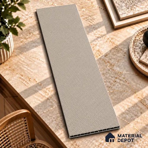 Brown Patterned Look Charcoal Decorative Wall Panel PN 03816 8 ft x 2 ft - 4 mm | Suitable for Feature Wall, TV Unit & Living Room | Width is Subjected to 5% Variation
