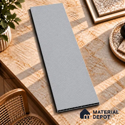 Grey Patterned Look Charcoal Decorative Wall Panel PN 03818 8 ft x 2 ft - 4 mm | Suitable for Feature Wall, TV Unit & Living Room | Width is Subjected to 5% Variation