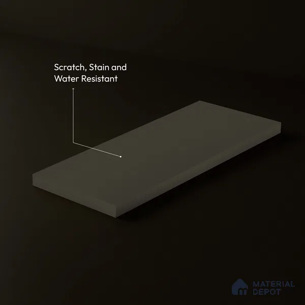 Grey Fabric Look LM 24397 8 ft x 4 ft Texture Finish Decorative Laminate - 1 mm | Suitable for TV Unit, Wardrobe, Kitchen Cabinets