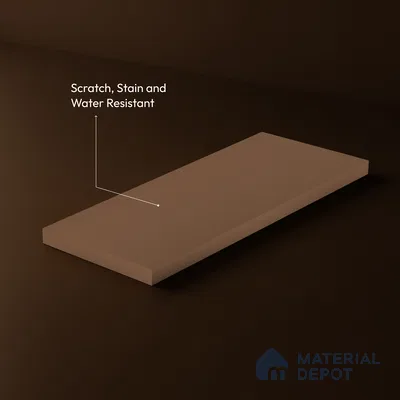 Brown Fabric Look LM 24399  8 ft x 4 ft Texture Finish Decorative Laminate - 1 mm | Suitable for TV Unit, Wardrobe, Kitchen Cabinets