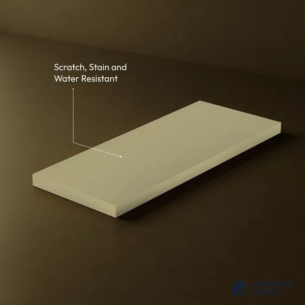 Cream Fabric Look LM 24402  8 ft x 4 ft Texture Finish Decorative Laminate - 1 mm | Suitable for TV Unit, Wardrobe, Kitchen Cabinets