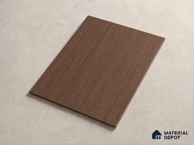 Mahogany 10 ft x 1.3 ft (3060x400 mm) Sheet Design Interior & Exterior Wall & Ceiling Panel - 1.1 mm | Suitable for Balcony, Facade & Open Area | Width is Subjected to 5% Variation