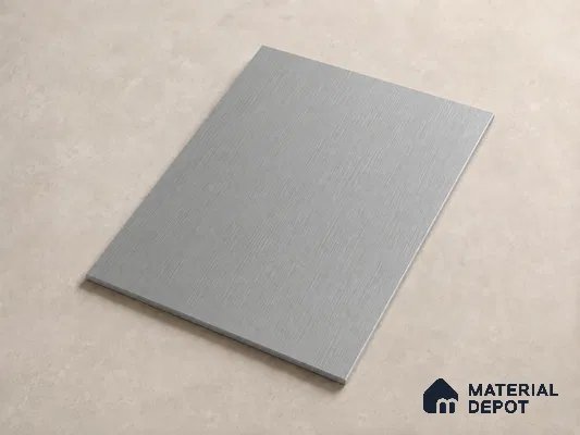 Silver 10 ft x 1.3 ft (3060x400 mm) Sheet Design Interior & Exterior Wall & Ceiling Panel - 1.1 mm | Suitable for Balcony, Facade & Open Area | Width is Subjected to 5% Variation