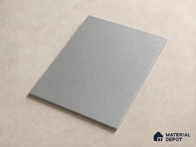 Silver 10 ft x 1.3 ft (3060x400 mm) Sheet Design Interior & Exterior Wall & Ceiling Panel - 1.1 mm | Suitable for Balcony, Facade & Open Area | Width is Subjected to 5% Variation