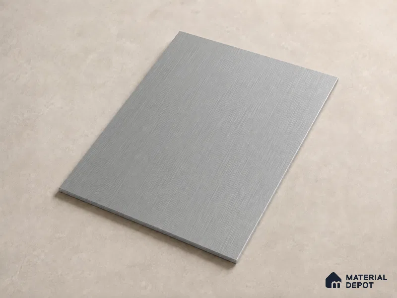 Silver 10 ft x 1.3 ft (3060x400 mm) Sheet Design Interior & Exterior Wall & Ceiling Panel - 1.1 mm | Suitable for Balcony, Facade & Open Area | Width is Subjected to 5% Variation