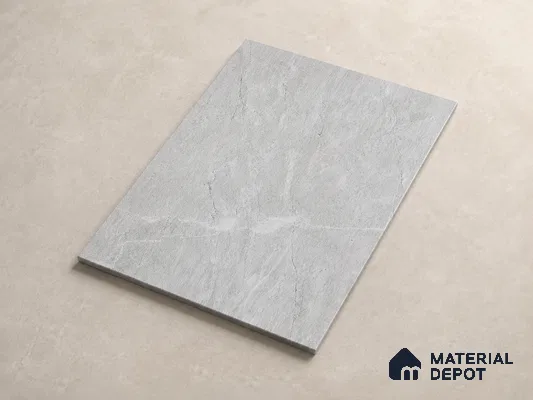 Armani Grey 10 ft x 1.3 ft (3060x400 mm) Sheet Design Interior & Exterior Wall & Ceiling Panel - 1.1 mm | Suitable for Balcony, Facade & Open Area | Width is Subjected to 5% Variation