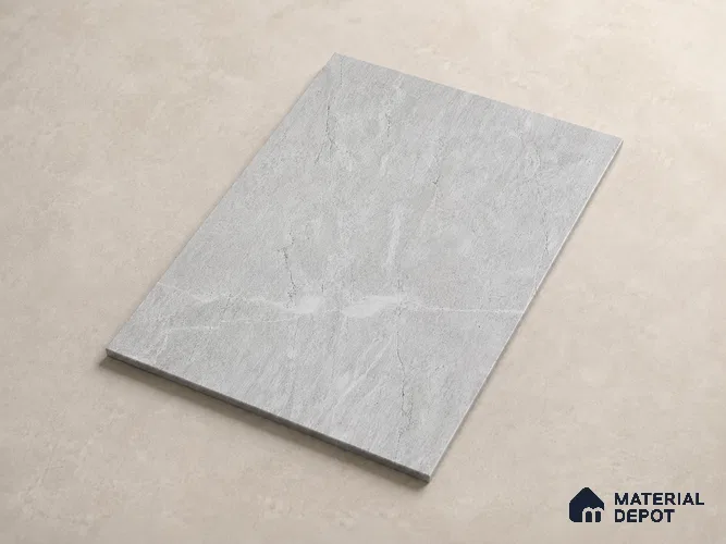 Armani Grey 10 ft x 1.3 ft (3060x400 mm) Sheet Design Interior & Exterior Wall & Ceiling Panel - 1.1 mm | Suitable for Balcony, Facade & Open Area | Width is Subjected to 5% Variation