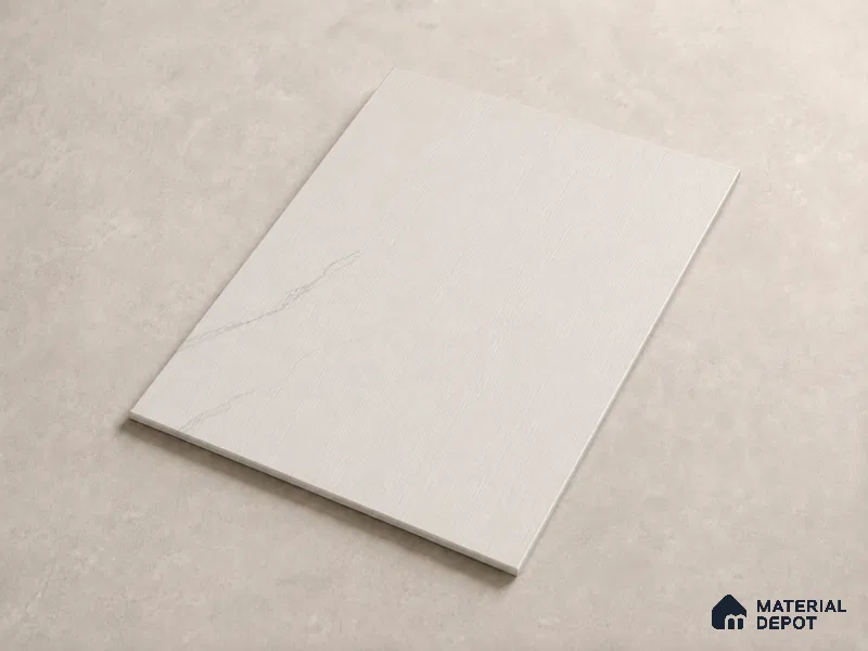 Statuario 10 ft x 1.3 ft (3060x400 mm) Sheet Design Interior & Exterior Wall & Ceiling Panel - 1.1 mm | Suitable for Balcony, Facade & Open Area | Width is Subjected to 5% Variation