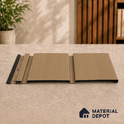 Birch 10 ft x 1 ft (3060x340 mm) Duo Design Interior & Exterior Wall & Ceiling Panel - 12 mm | Suitable for Balcony, Facade & Open Area | Width is Subjected to 5% Variation