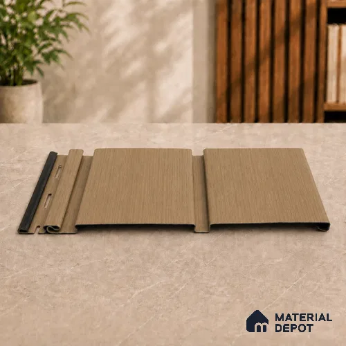 Birch 10 ft x 1 ft (3060x340 mm) Duo Design Interior & Exterior Wall & Ceiling Panel - 12 mm | Suitable for Balcony, Facade & Open Area | Width is Subjected to 5% Variation