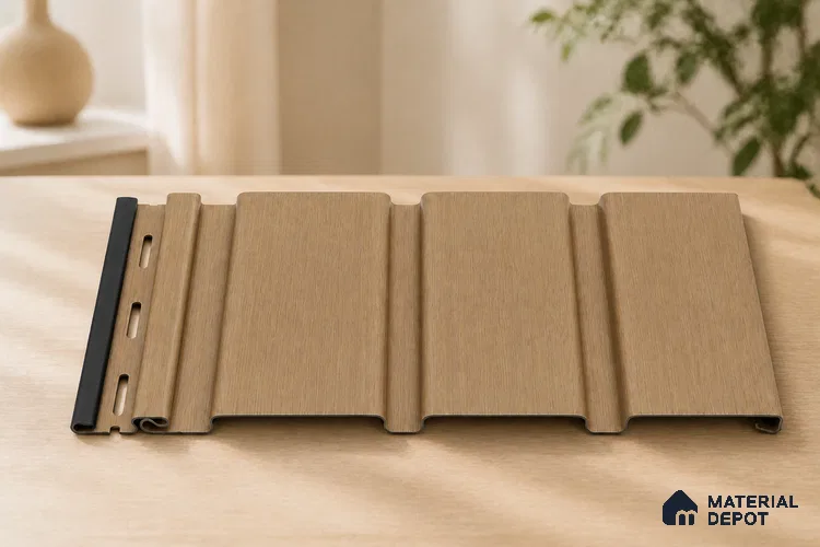 Birch 10 ft x 1 ft (3060x340 mm) Soffit Design Interior & Exterior Wall & Ceiling Panel - 12 mm | Suitable for Balcony, Facade & Open Area | Width is Subjected to 5% Variation