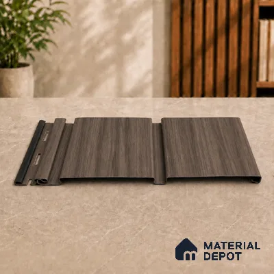 Royal Nut 10 ft x 1 ft (3060x340 mm) Duo Design Interior & Exterior Wall & Ceiling Panel - 12 mm | Suitable for Balcony, Facade & Open Area | Width is Subjected to 5% Variation