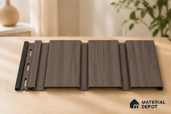 Royal Nut 10 ft x 1 ft (3060x340 mm) Soffit Design Interior & Exterior Wall & Ceiling Panel - 12 mm | Suitable for Balcony, Facade & Open Area | Width is Subjected to 5% Variation
