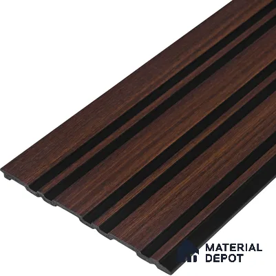 Wooden Look PN 05551 8 ft x 6 inch Charcoal Panel - 7 mm | Suitable for Feature Wall, TV Unit & Living Room | Width is Subjected to 5% Variation