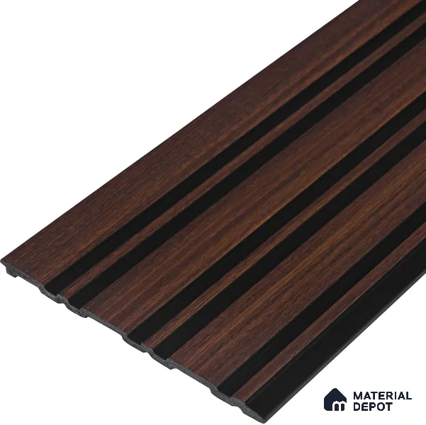 Wooden Look PN 05551 8 ft x 6 inch Charcoal Panel - 7 mm | Suitable for Feature Wall, TV Unit & Living Room | Width is Subjected to 5% Variation