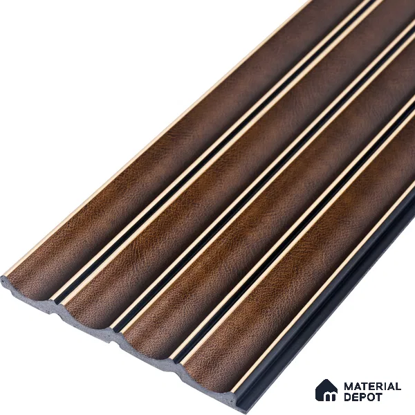 PN 06806 8 ft x 5 inch Charcoal Louvers/Panels - 12 mm