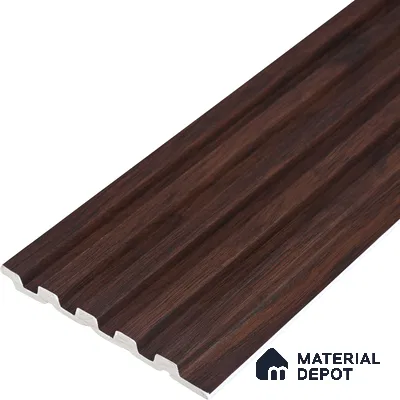 Wooden Look PN 06811 9.2 ft x 4.8 inch Charcoal Panel - 12 mm | Suitable for Living Room, Bedroom & TV Cabinet | Width is Subjected to 5% Variation
