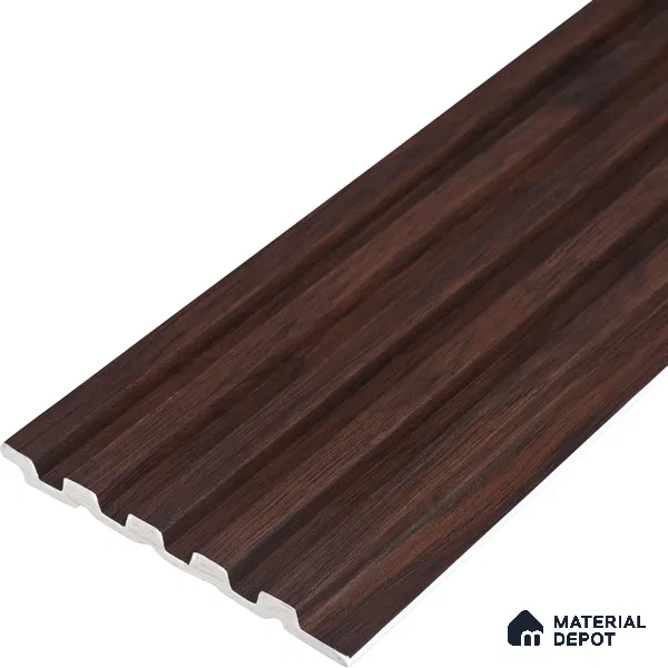 Wooden Look PN 06811 9.2 ft x 4.8 inch Charcoal Panel - 12 mm | Suitable for Living Room, Bedroom & TV Cabinet | Width is Subjected to 5% Variation