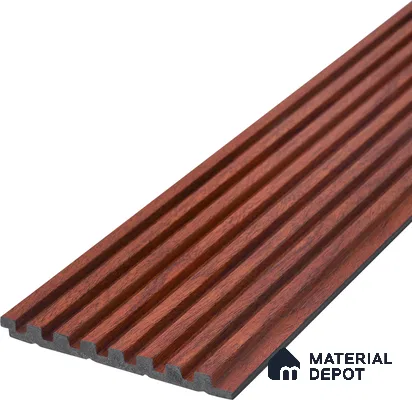 Wooden Look PN 06813 9.2 ft x 4.8 inch Charcoal Panel - 12 mm | Suitable for Living Room, Bedroom & TV Cabinet | Width is Subjected to 5% Variation