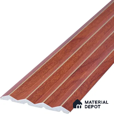 Wooden Look PN 06815 9.2 ft x 4.8 inch Charcoal Panel - 12 mm | Suitable for Living Room, Bedroom & TV Cabinet | Width is Subjected to 5% Variation