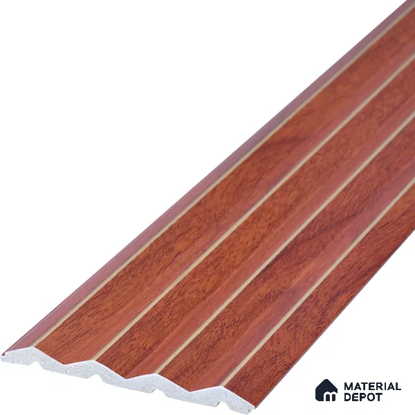 Wooden Look PN 06815 9.2 ft x 4.8 inch Charcoal Panel - 12 mm | Suitable for Living Room, Bedroom & TV Cabinet | Width is Subjected to 5% Variation