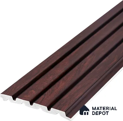 Wooden Look PN 06818 9.2 ft x 4.8 inch Charcoal Panel - 12 mm | Suitable for Living Room, Bedroom & TV Cabinet | Width is Subjected to 5% Variation