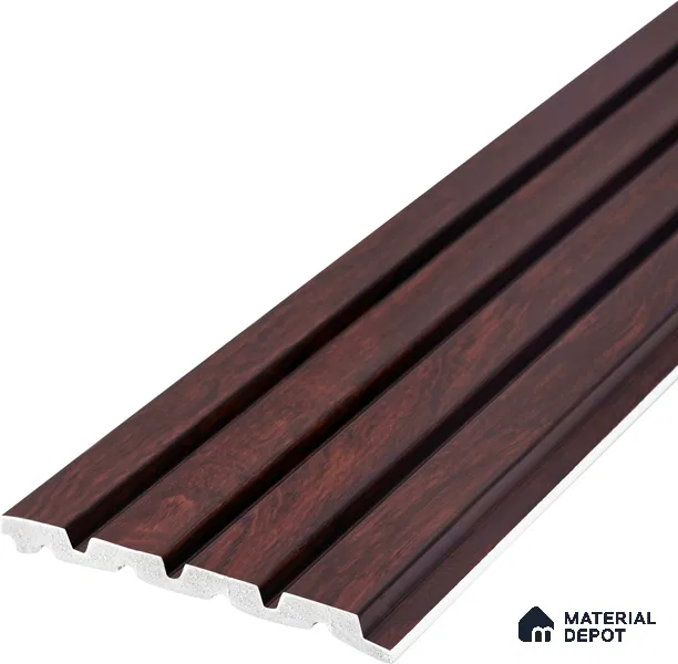 Wooden Look PN 06818 9.2 ft x 4.8 inch Charcoal Panel - 12 mm | Suitable for Living Room, Bedroom & TV Cabinet | Width is Subjected to 5% Variation