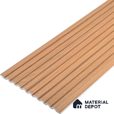 PN 06910 8 ft x 6 inch Charcoal Louvers/Panels - 6 mm