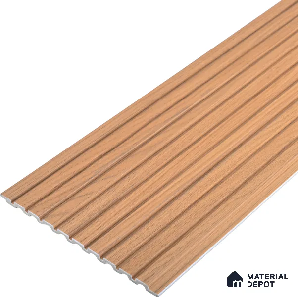 PN 06910 8 ft x 6 inch Charcoal Louvers/Panels - 6 mm