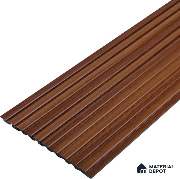 Wooden Look PN 06916 8 ft x 6 inch Charcoal Panel - 6 mm | Suitable for Living Room, Bedroom & TV Cabinet | Width is Subjected to 5% Variation