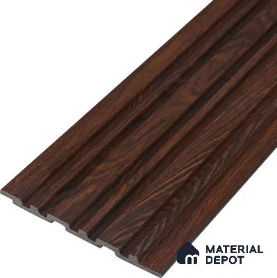 Wooden Look PN 07052 9.5 ft x 4.9 inch Charcoal Panel - 8 mm | Suitable for Feature Wall, TV Unit & Living Room | Width is Subjected to 5% Variation