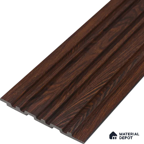 Wooden Look PN 07052 9.5 ft x 4.9 inch Charcoal Panel - 8 mm | Suitable for Feature Wall, TV Unit & Living Room | Width is Subjected to 5% Variation