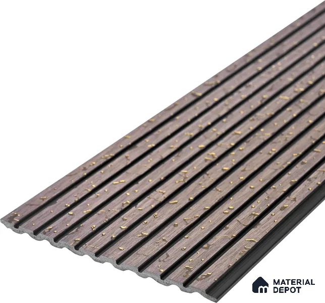 Mocha Brown Marble Look PN 07115 9.5 ft x 6 inch Charcoal Panel - 6 mm | Suitable for Feature Wall, TV Unit & Living Room | Width is Subjected to 5% Variation