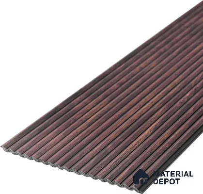 Wooden Look PN 07132 9.5 ft x 6 inch Charcoal Panel - 6 mm | Suitable for Feature Wall, TV Unit & Living Room | Width is Subjected to 5% Variation