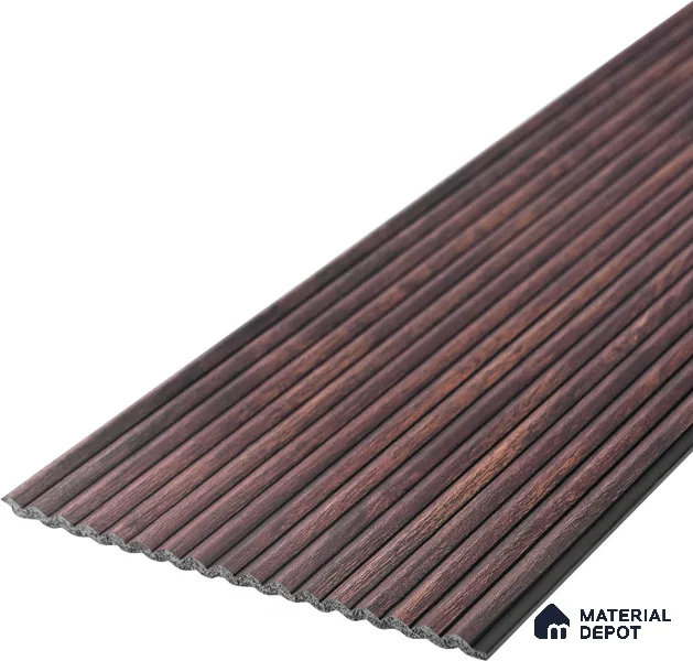 Wooden Look PN 07132 9.5 ft x 6 inch Charcoal Panel - 6 mm | Suitable for Feature Wall, TV Unit & Living Room | Width is Subjected to 5% Variation