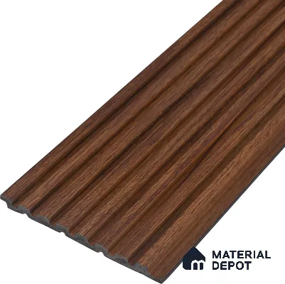 Wooden Look PN 07643 9.5 ft x 4.9 inch Charcoal Panel - 11 mm | Suitable for Feature Wall, Living Room & Bedroom | Width is Subjected to 5% Variation