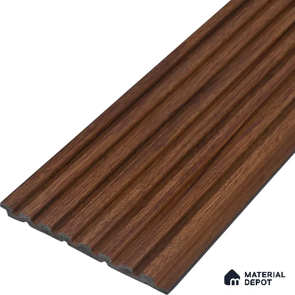 Wooden Look PN 07643 9.5 ft x 4.9 inch Charcoal Panel - 11 mm | Suitable for Feature Wall, Living Room & Bedroom | Width is Subjected to 5% Variation